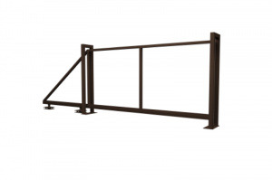 Ворота откатные Жалюзи 2,0х4,0 без заполнения