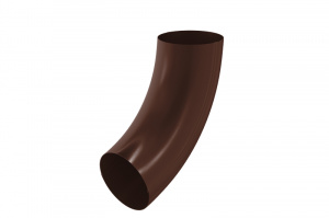 Водосточная система Aquasystem PE Колено универсальное, 90/125 RAL8017