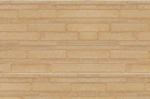 Клинкерная плитка Stroeher Zeitlos 355 sandschmelz рельефная, 400*71*14 мм