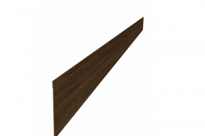 Ламель забора жалюзи Palermo стартовая/финишная для калиток и ворот 0,45 Print Premium Antique Wood