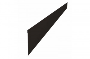 Ламель забора жалюзи Palermo стартовая/финишная для калиток и ворот 0,5 Satin Matt 