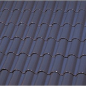Керамическая черепица Монах и Монашка ГЛАЗУРЬ ЕТ40*1 BLUE