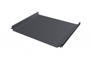 Кликфальц Pro Grand Line 0,45 Drap с пленкой на замках RAL 7024 мокрый асфальт