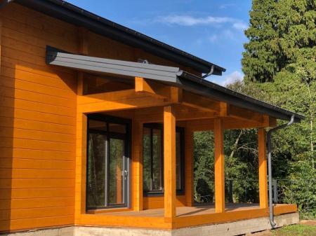 Компания МСК завершает поставки кровельных материалов на коттеджный поселок Конти.